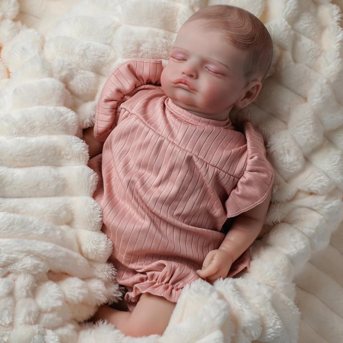 

JOYORA Realistic Finished Rebirth Doll Girl Birthday Gift Realistic Soft Skin Visible Vein Art Collection Doll Handmade Art Doll