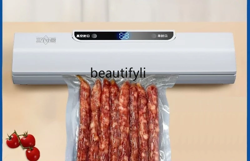 Automatic vacuum sealing machine for household small food, vacuum sealing machine