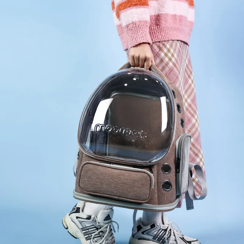 Mochila para gatos expandible transpirable, portátil y de viaje - imagen 4