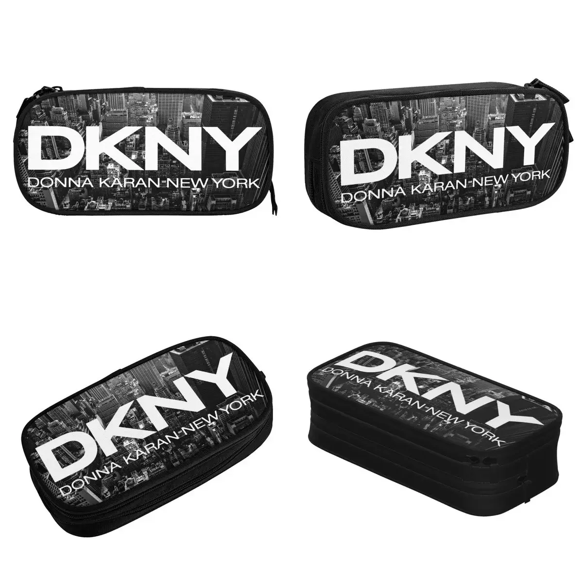 DKNYS NewYork Skyline Pencil Case Cute Pen Holder Bag for Student Large Storage School Supplies Cosmetic Pencil Pouch