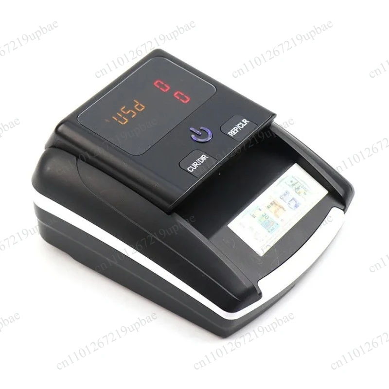Portable UV Counterfeit Money Detector 500mA Battery Banknote Tester For USD Euro Amount Display