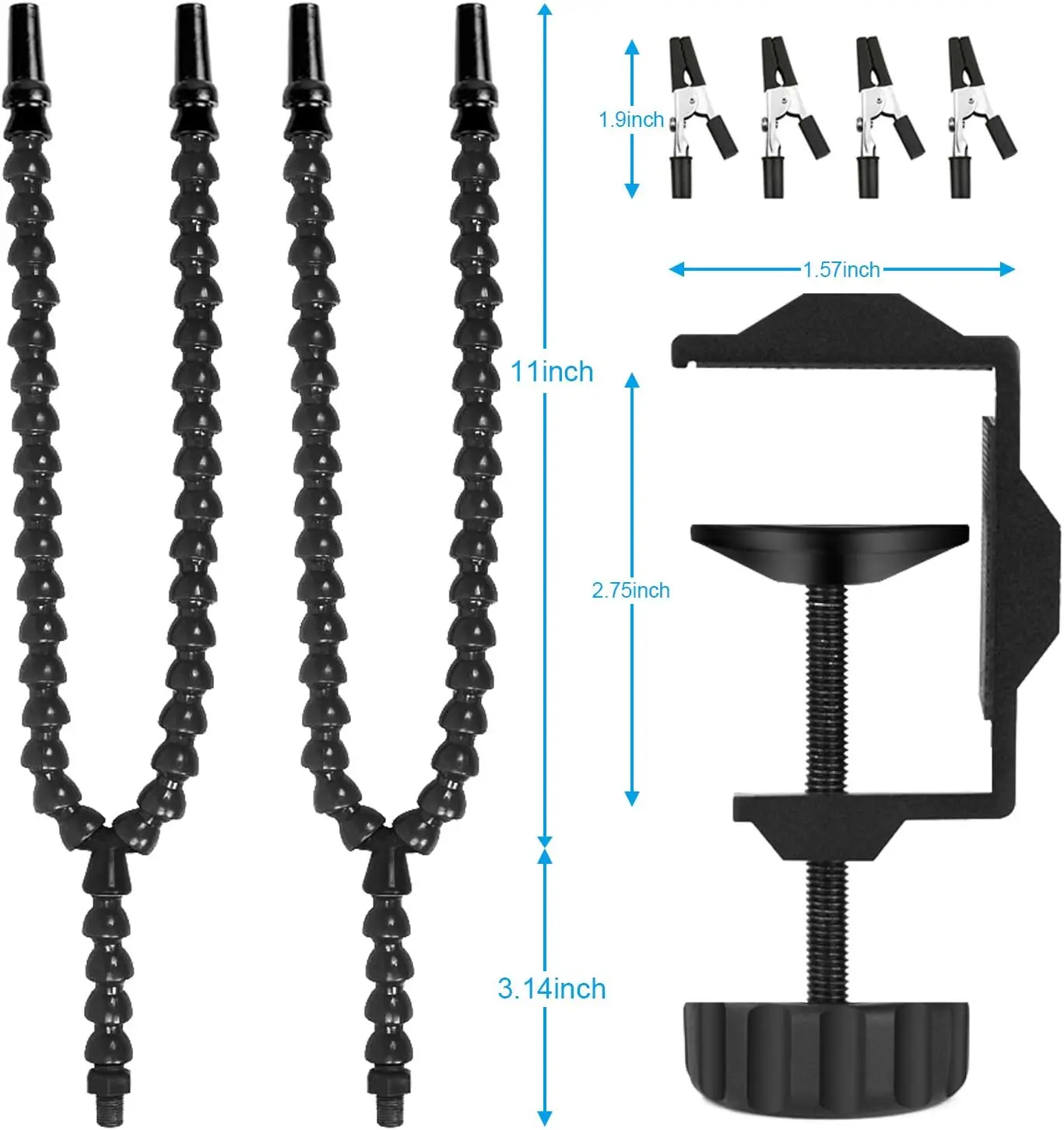 Strumento manuale per saldatura multipla Clip da tavolo Supporto per saldatura di terza mano Supporto per PCB per saldatura Strumento per saldatura