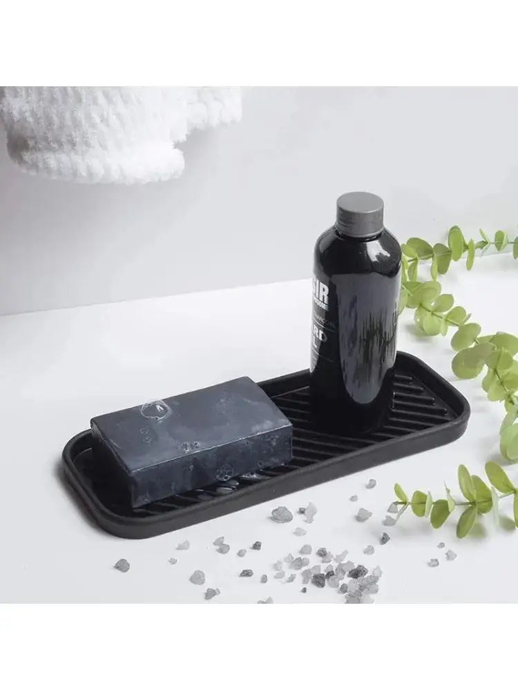 Siliconen afvoerlade voor servies waterbeker fruit groente aanrecht organisator opslag spons houder zeepdispenser - afbeelding 2