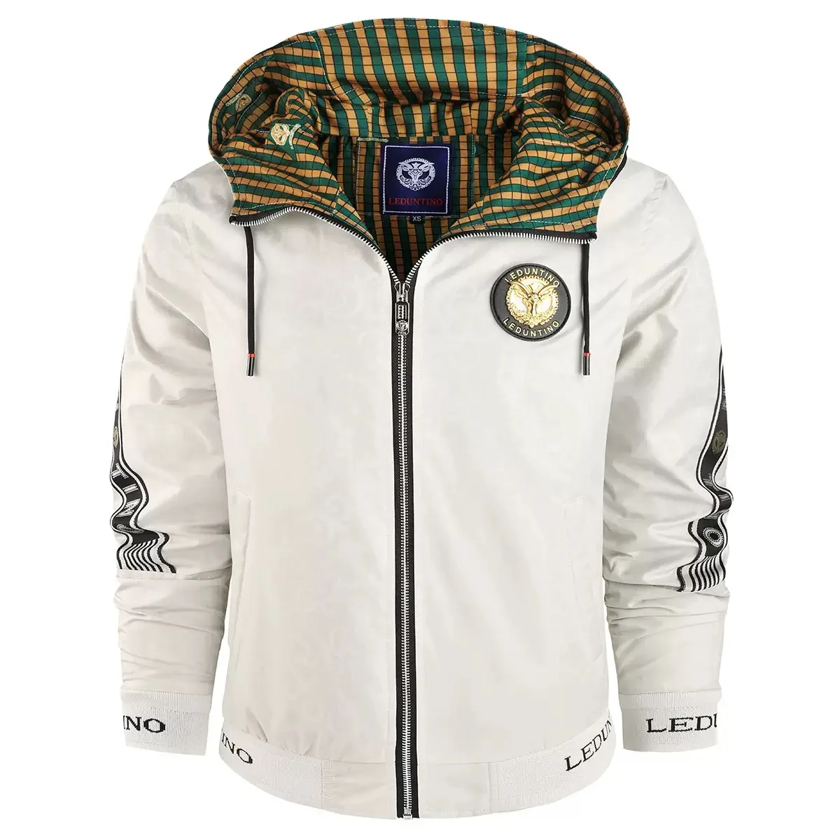 

Spring and Autumn New Fashionable Trendy Printed Retro Sports Hooded Jacket for Men's Casual Loose Large Size High Quality Coat
