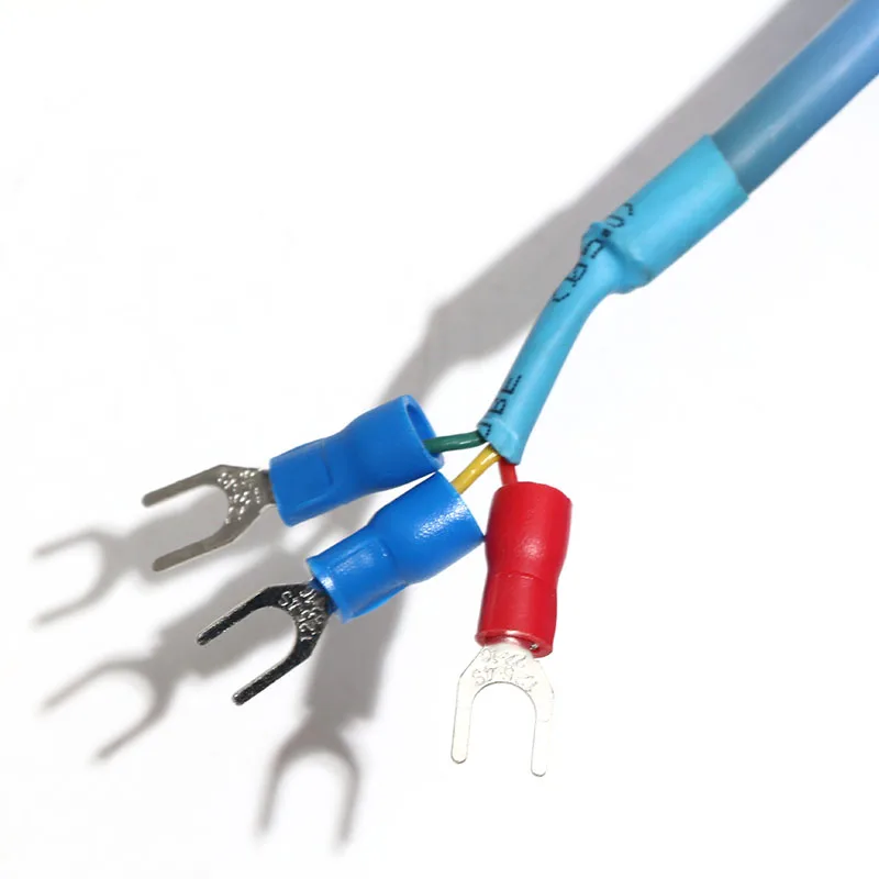 1PC PT100 B/A/AA Grade Temperature Sensor Thermal Resistance 0.5M-5M Silicone PTFE Tinned Shielded Wire Probe image 6