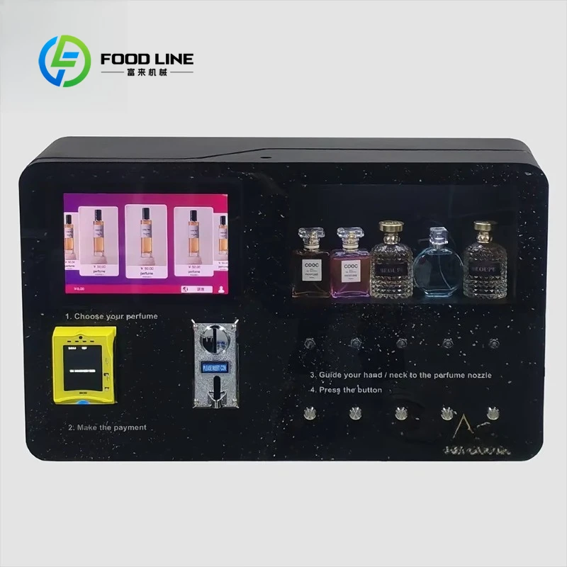 Customized Perfume spray vending machine automatic sales wall mounted