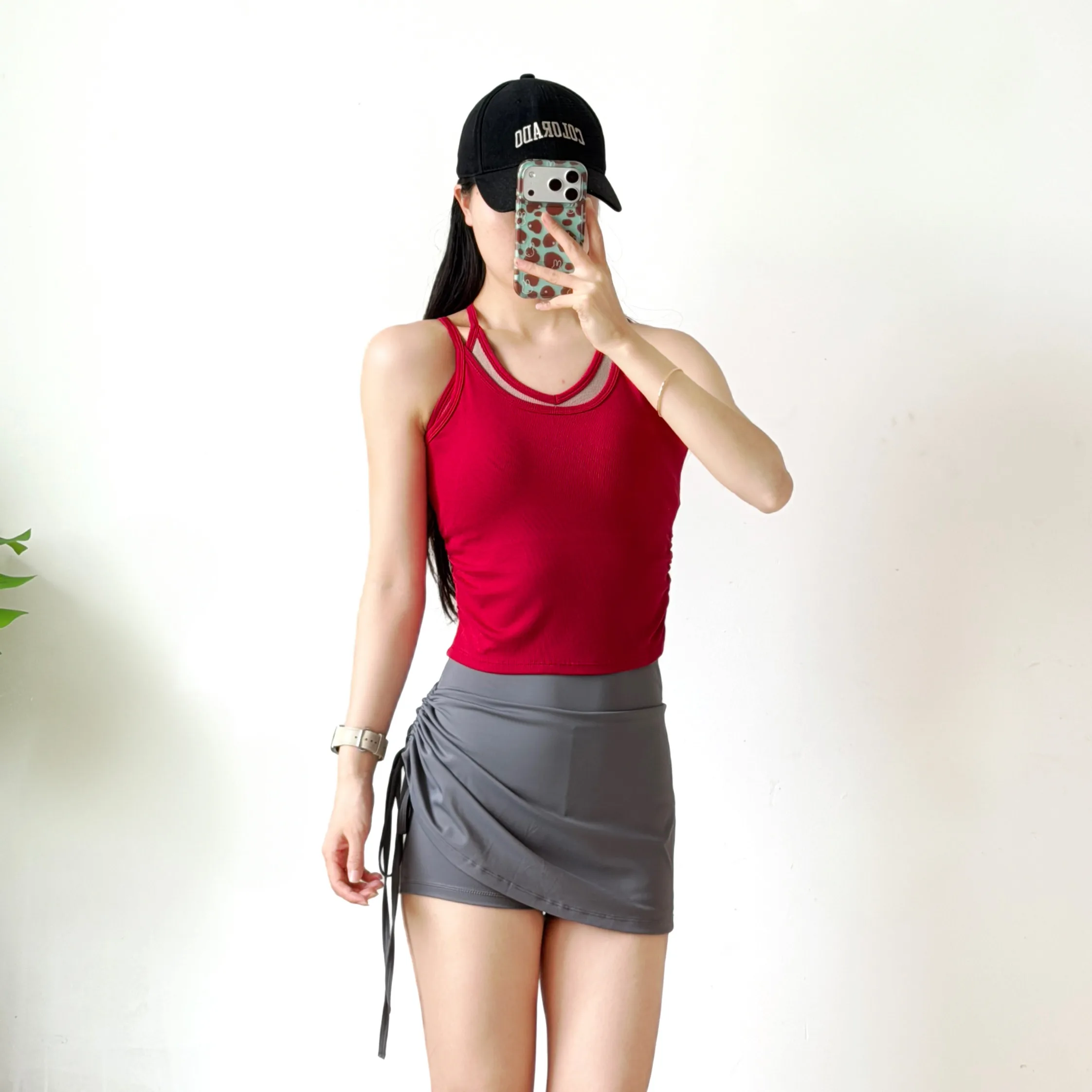 Damen Yoga-Top Stoßfester Sport-BH mit Brustpolstern, Trägerloses Yoga-Oberteil, Oberbekleidung zum Laufen, Trainings- und Fitness-Top – Detail 12