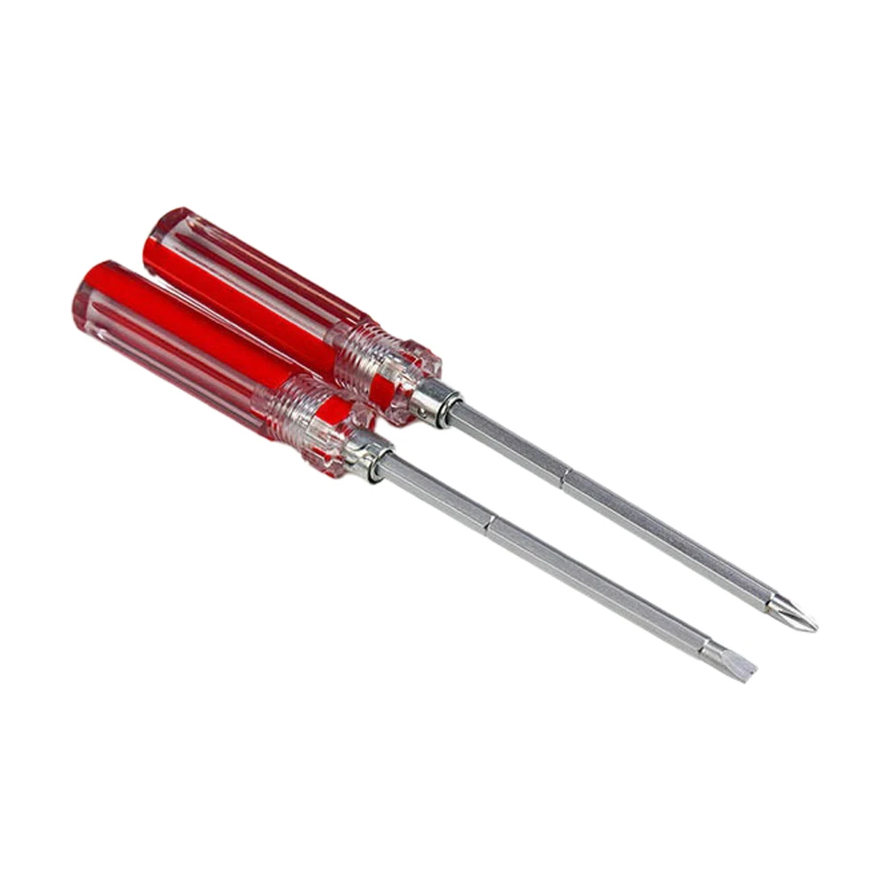 1PC 5mm Screwdriver 2 Sides Double Head Slotted Cross Screwdrivers Magnetic Tip Screw Driver Remover Repair Hand Tools