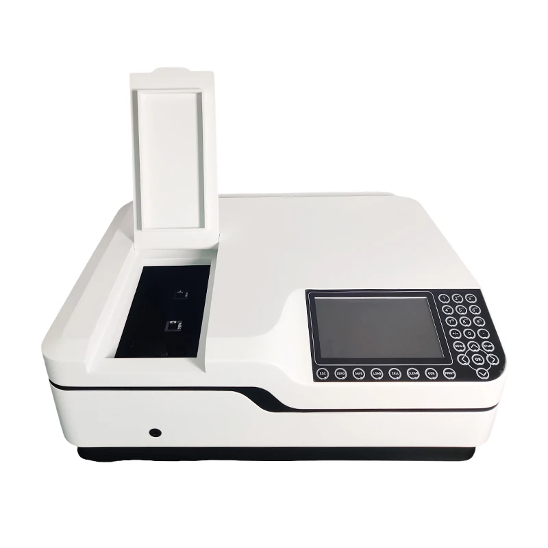 Factory Direct Sale uv spectrophotometer LCD Touchscreen double beam 190-1100nm Xenon Lamp UV Vis Spectrophotometer laboratory