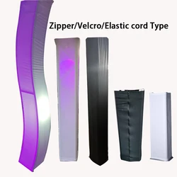 F24 Box Truss Cover 220x220mm Lighting Truss Sock White/Black Fabric Cloth With Zipper/Velcor/Elastic Cord Type