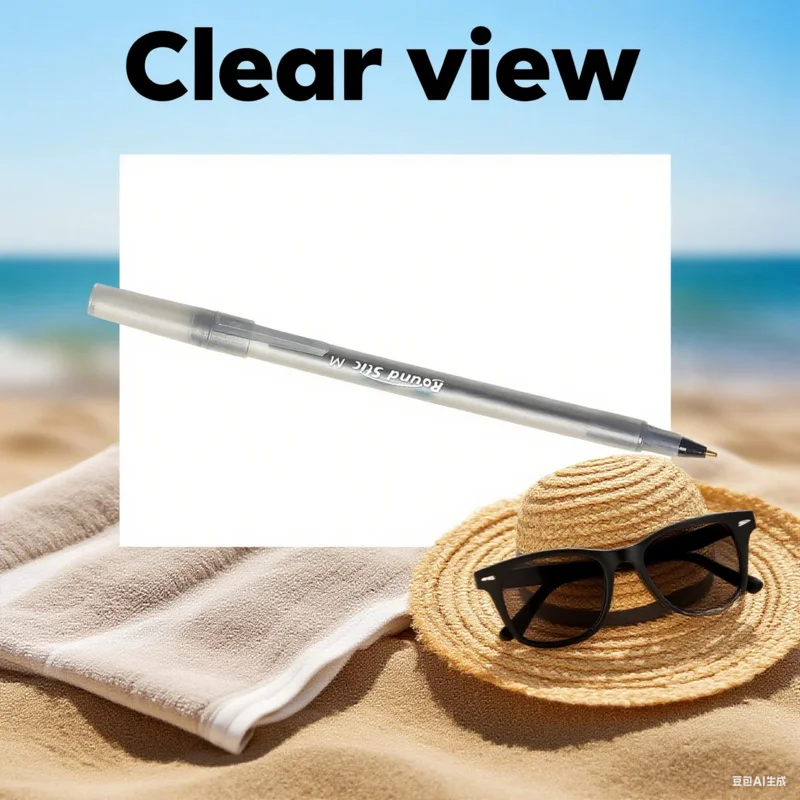 Jet Black Ink Ballpoint Pens Medium 1.0mm Point 10