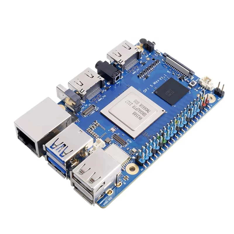 

HJ-для Orange Pi 5 Max + охлаждающий вентилятор + акриловый корпус M.2 PCIE Wi-Fi + BT 8G Orangepi 5 MAX одноплатный компьютер