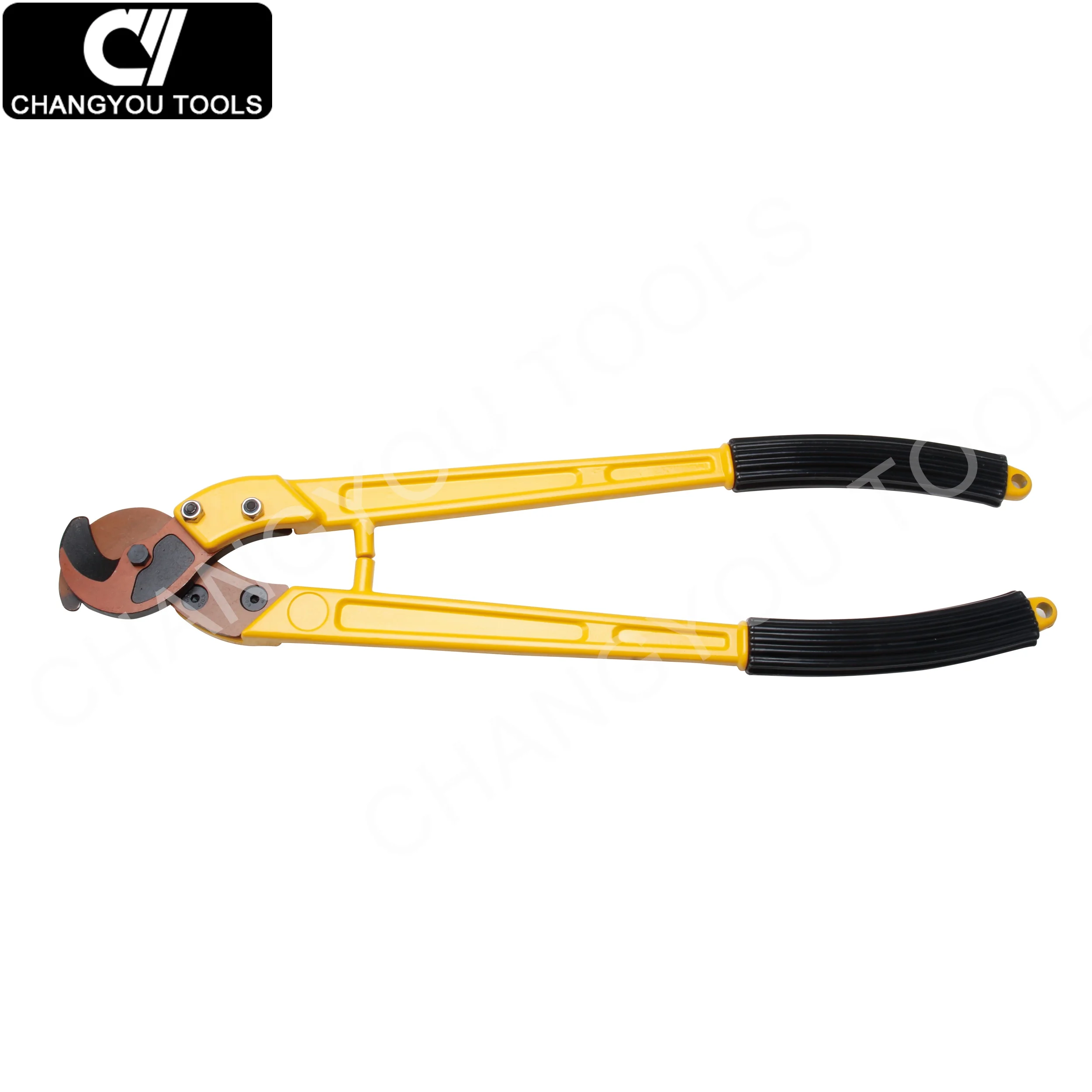 

CC-250L Длинная ручка Ручной кабельный резак с храповым механизмом Нержавеющая сталь Эффективная резка медного алюминиевого кабеля до 250 мм2