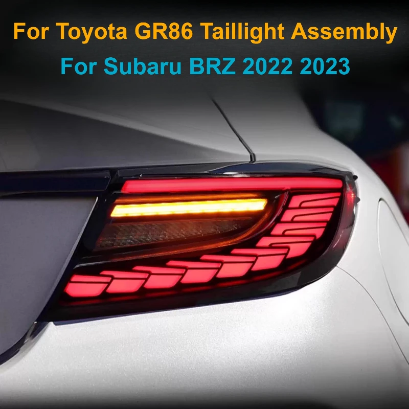 

For Toyota GR86 2022 2023 Tail Light Assembly Subaru BRZ Modified LED Running Lights Sequential Turn Signal Accessories