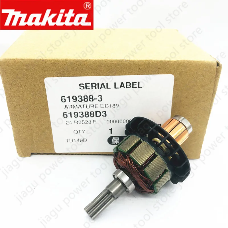 

Оригинальная арматура 619388-3 для Makita DTD149 TD149D DTD149Z TD138D DTD138, детали электроинструмента