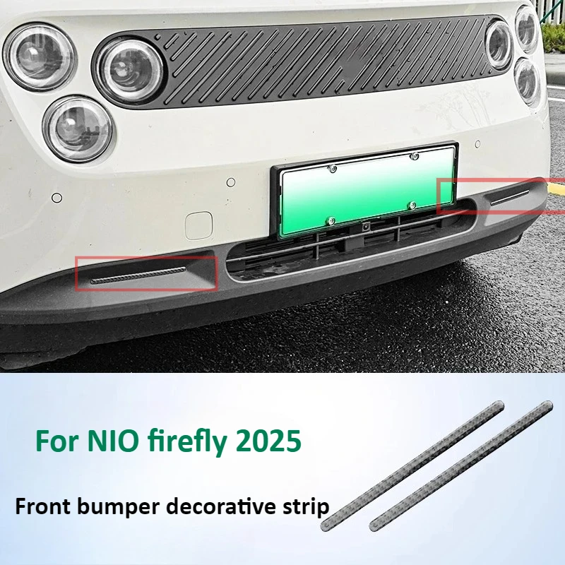 

For NIO firefly 2025 front bumper decorative strip front face sticker front decorative products modification Accessories