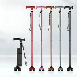 Walkers for Elderly Trekking Poles T-handle Walking Sticks for Old Man Women Ultralight Trekking Pole Hiking Climbing Canes