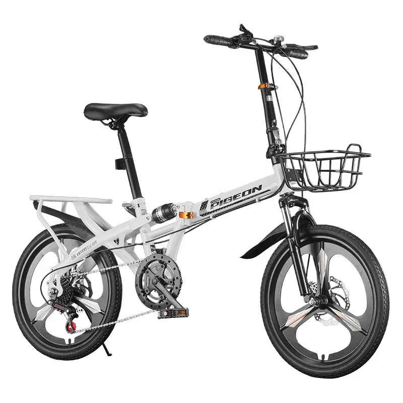 AliExpress smvp Cooya Children's Bicycle Folding Shock Absorber For Boys And Girls Aged 3-10 Bicycle For Children Single Speed Dual Disc Brake