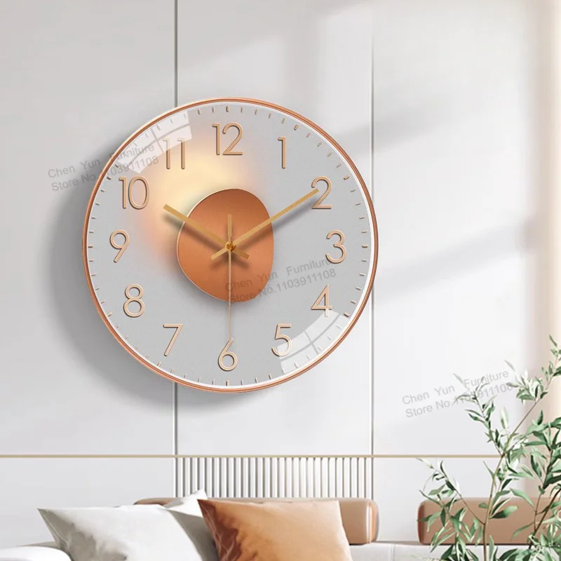 Minimalism Silence Wall Clocks Living Room Study Home Decor Fashion Modern Wall Clocks Decoration Wandklok In De Woonkamer