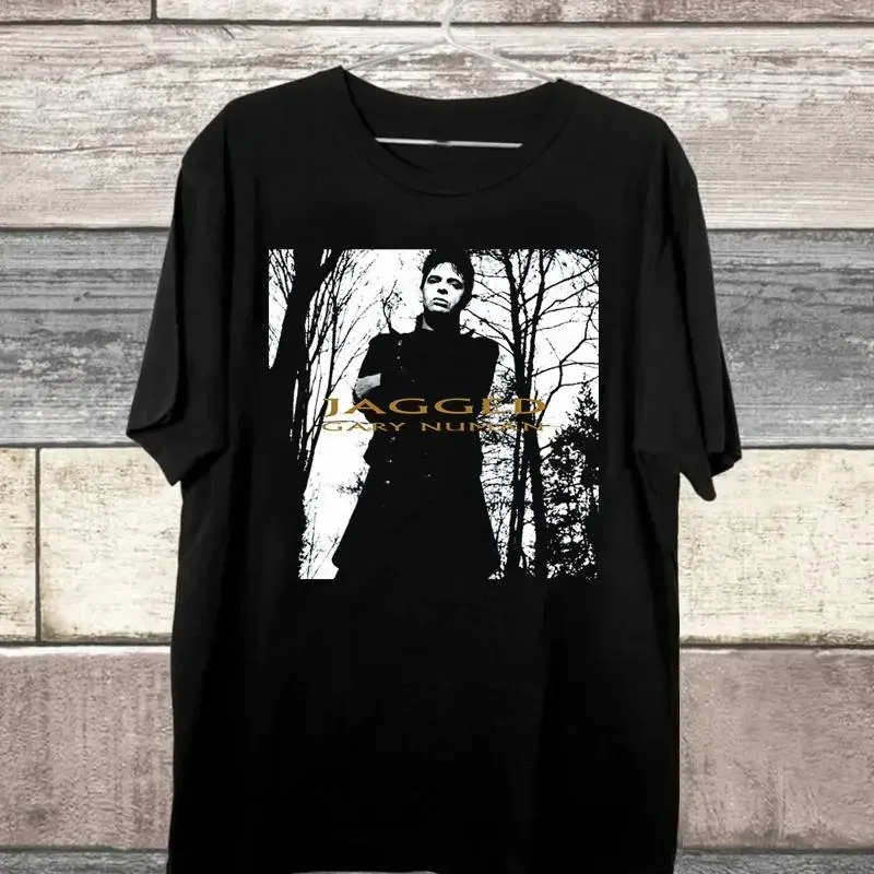 Gary Numan Jagged Album Black Adult T Shirt All Size S To 5Xl