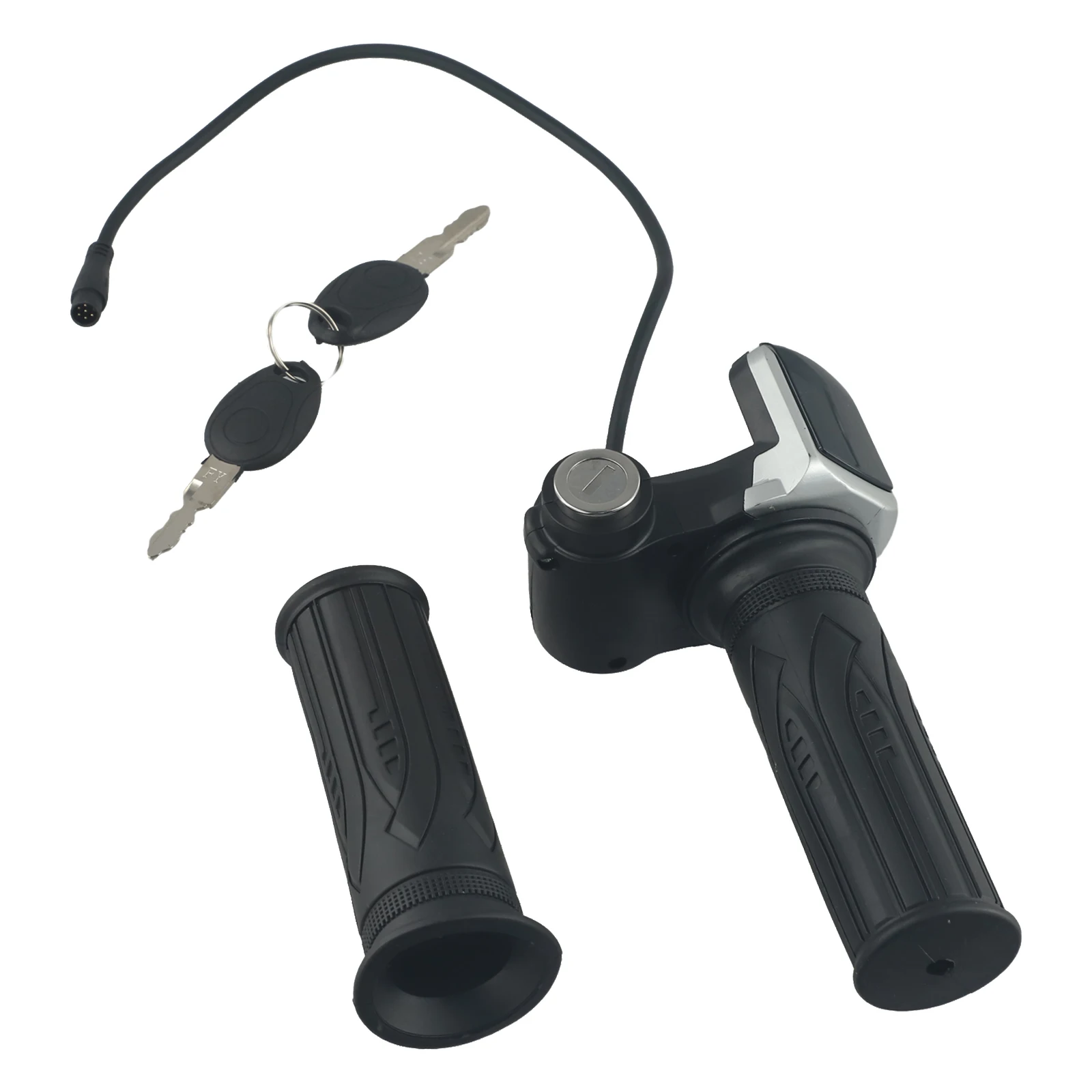 

Electric Bike Thumb Throttle 48V Whole 6 Wires Ebike Throttle Accelerator With Power Switch Electric Bicycle Accessories