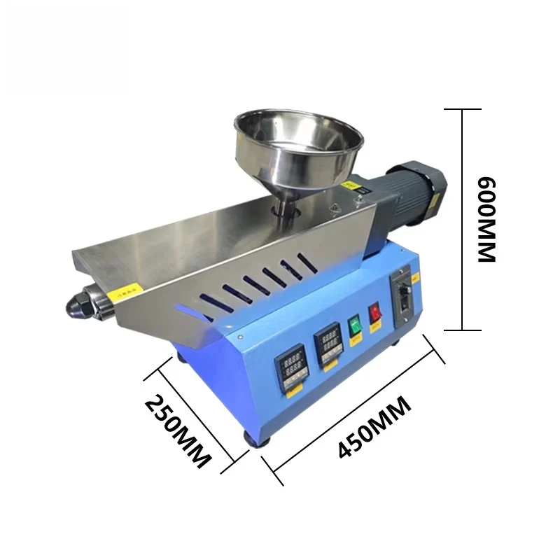 High Efficiency Desktop Semi Automatic Single Screw Plastic Extruder Mini Plastic Injection Molding Machine for  PP Material