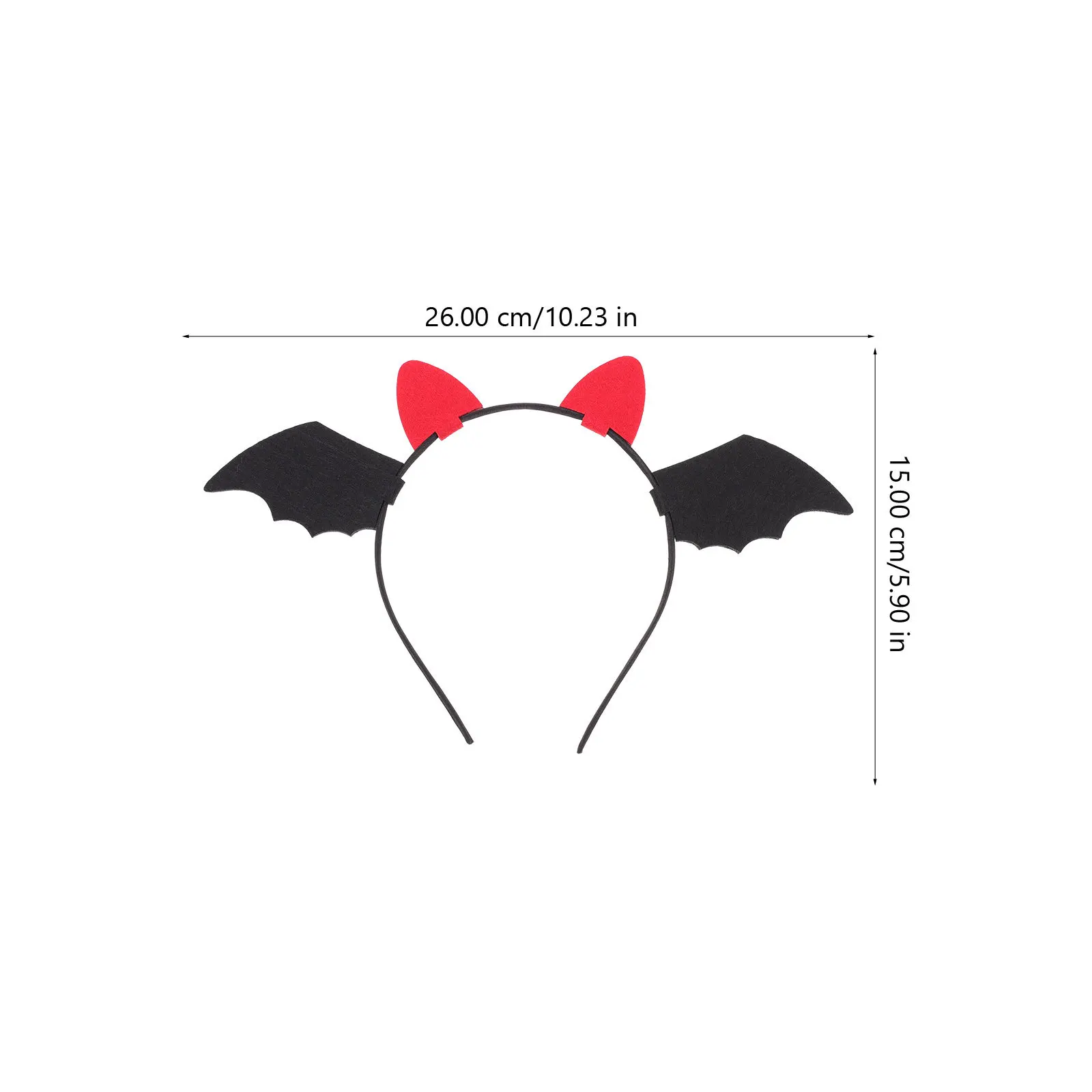 

6Pcs Halloween Party Wing Hairbands Creative Lightweight Hair Decor for Festival Costume Carnival Headpieces