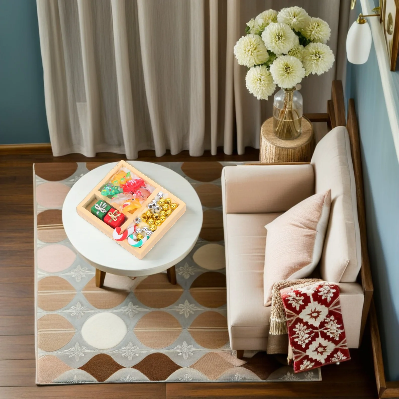 

2 Pcs Holiday Decoration Accessories Sweet Mini Toys Decorate Simulation Candy Resin Dollhouse Miniature for Dollhouses