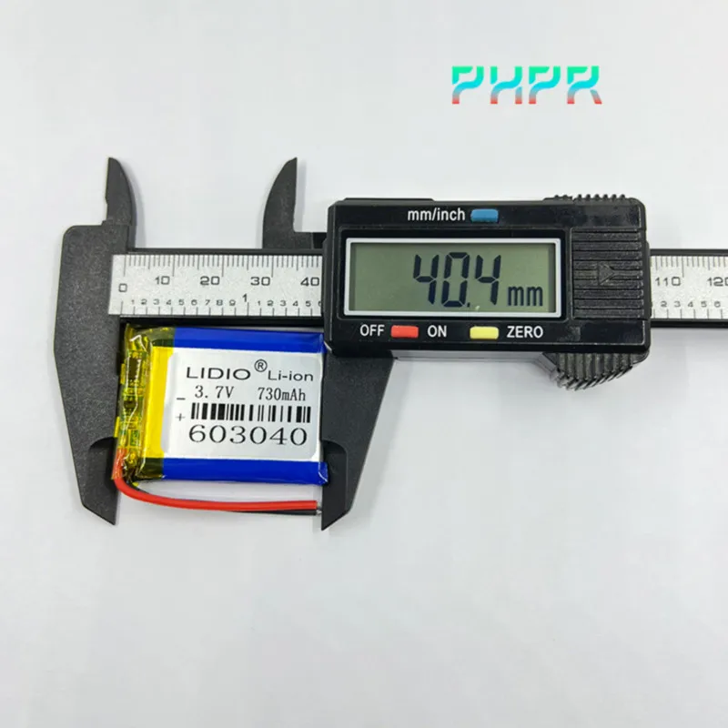 1-10 قطعة 3.7 فولت 730 مللي أمبير 603040 بوليمر بطاريات ليثيوم بوليمر ل DVR GPS مسجل السيارة Mp3/mp4 سماعة رأس بخاصية البلوتوث خلية قابلة للشحن #4