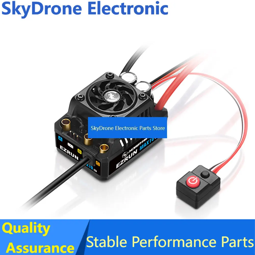 SkyDElHobbywing MAX10 G2 Waterproof RC Brushless ESC 80A 140A 3652/3665 G3 Motor 2-3S For 1/10 RC Off-Road On-Road Buggy Monster