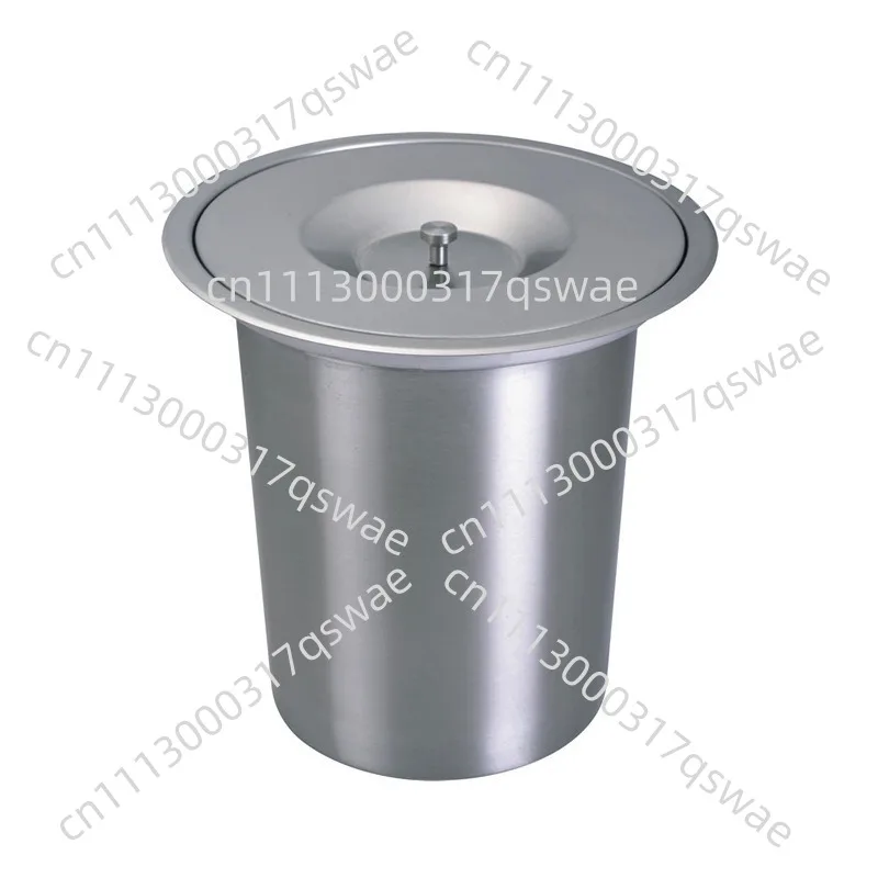 8L kitchen countertop built-in stainless steel trash can embedded trash can environmental