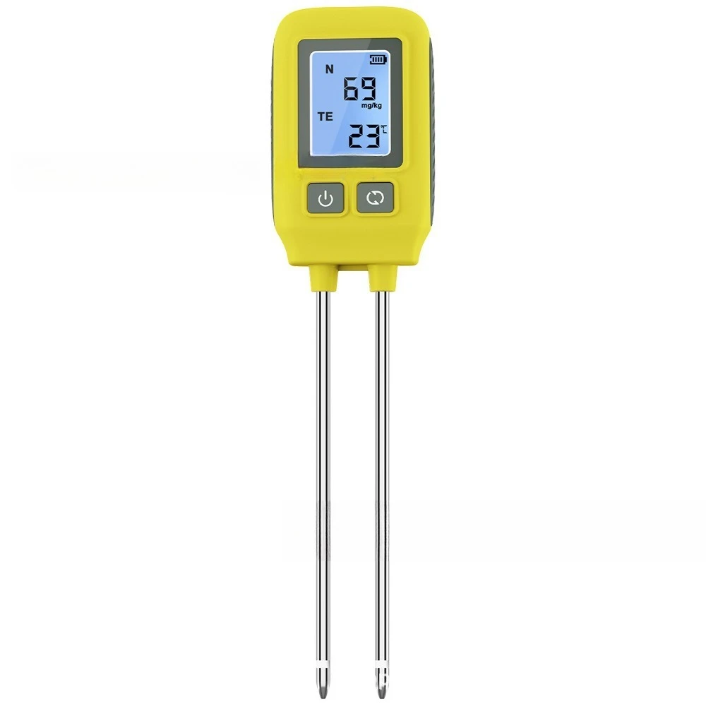 Four-in-one soil detector nitrogen,  potassium temperature detection garden grassland farmland soil fertility detection