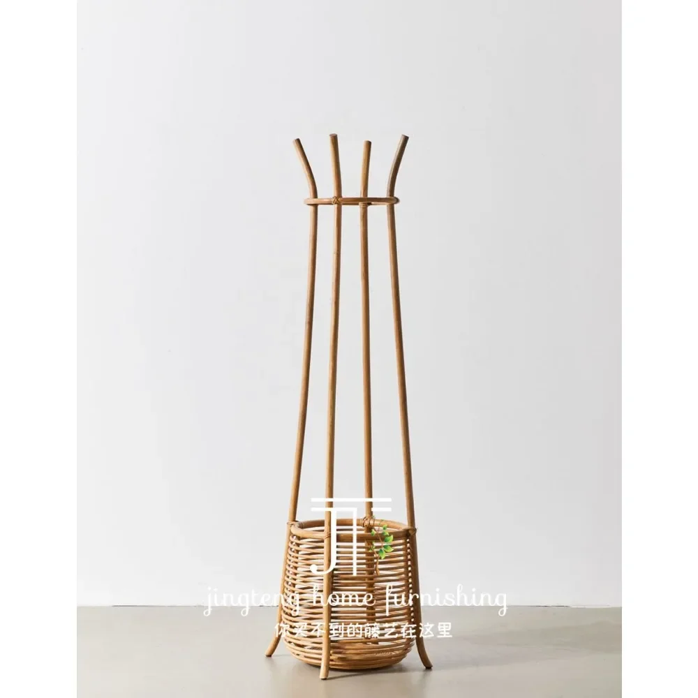 Nordic Instagram Clothes and Hat , Homestay Hotels, Vine Floor , Entry , Vine Hangers, Handmade Vine Weavin image 3