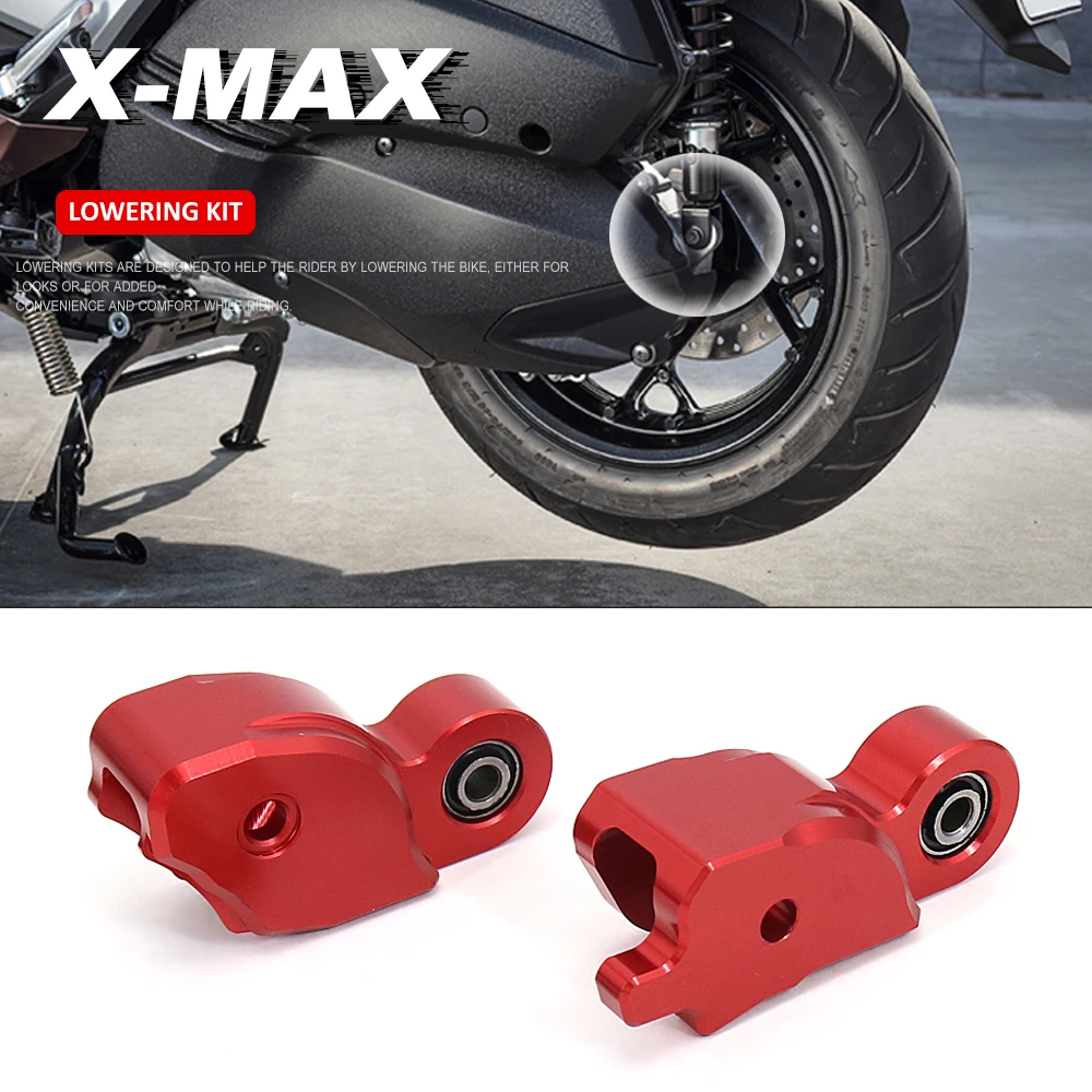 

For YAMAHA XMAX300 XMAX 300 X-MAX 300 X-MAX300 CNC Aluminum Lowering 3CM Motorcycle Rear Shock Kit Black Titanium Red Blue Gold