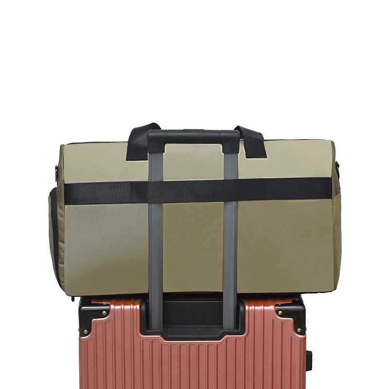 حقيبة رياضية ولياقة بدنية، حقيبة سباحة ويوجا منفصلة جافة ورطبة، حقيبة أمتعة سفر للأعمال، حقيبة سفر ذات سعة كبيرة #5