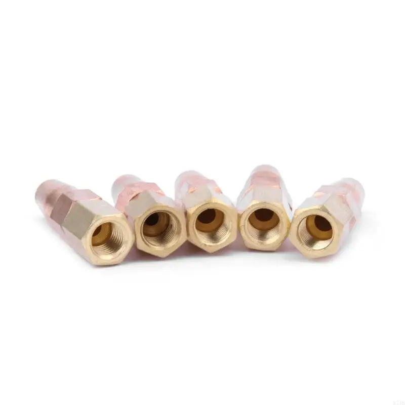 37JB 5 Pcs H01-6 Propane Gas Welding Nozzle Gas Contact Tips Holder Gas Nozzle