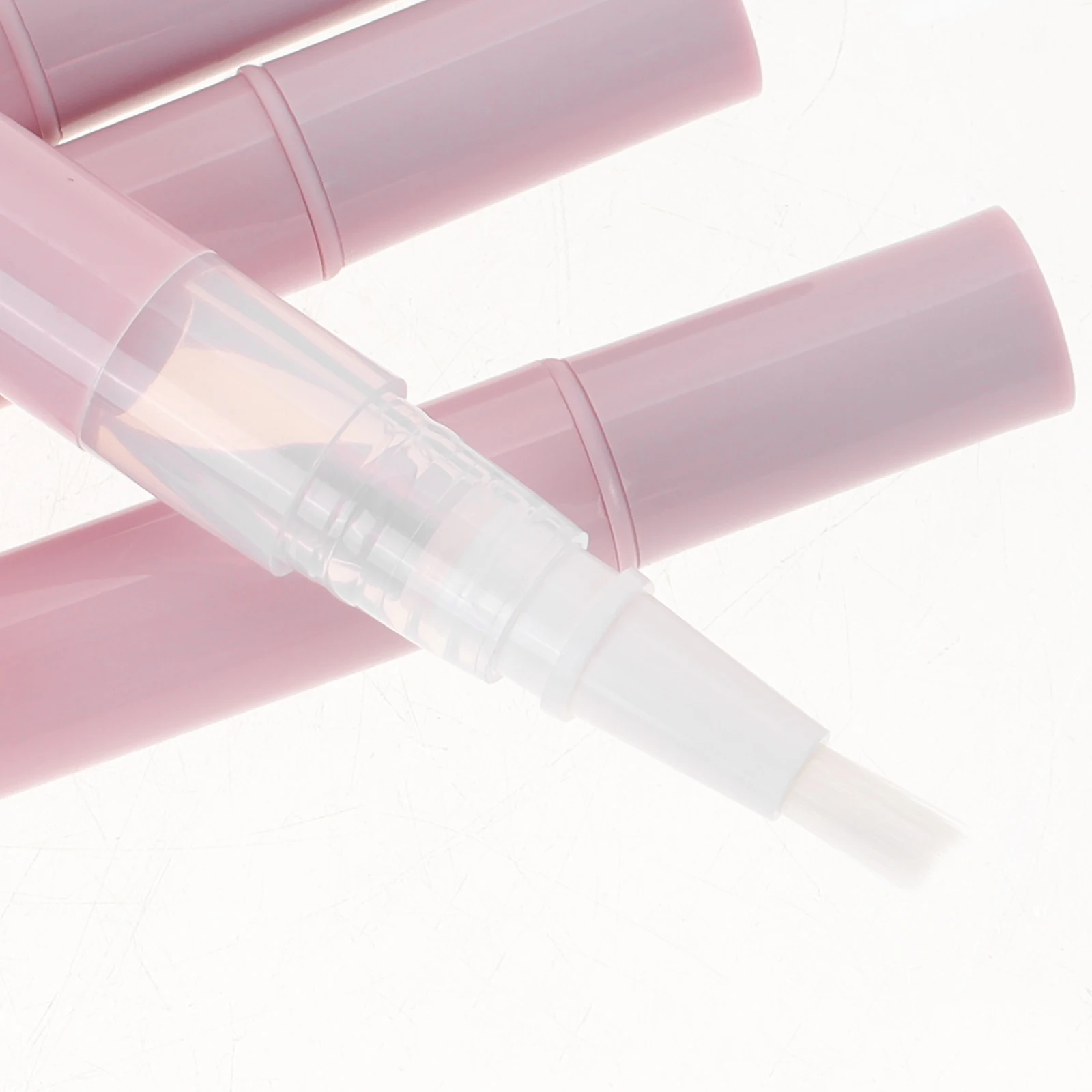 4Pcs Refillable Lip Gloss Container Transparent Twist Pen for Cuticle Oil Essential Oil Liquid