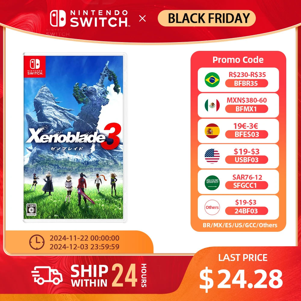 Xenoblade Chronicles 3 - Nintendo Switch Game Physical Game Card Support Single Player RPG Game for Nintendo Switch OLED