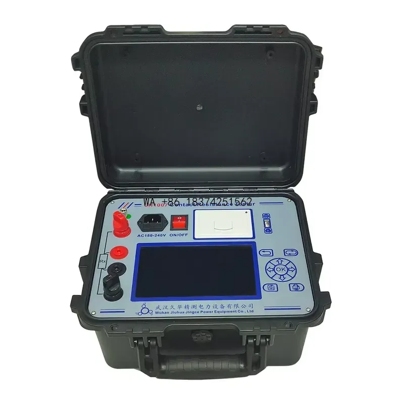 Wmwmnu 100A Circuit Breaker Tester Hipot Leakage Switch Tester Digital Loop Resistance Meter Contact Resistance Tester Micro