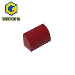 Gobricks GDS-M063 Brick Curved 1 x 2 x 1 No Studs compatible with lego 37352 Assembles Building Blocks children's toys