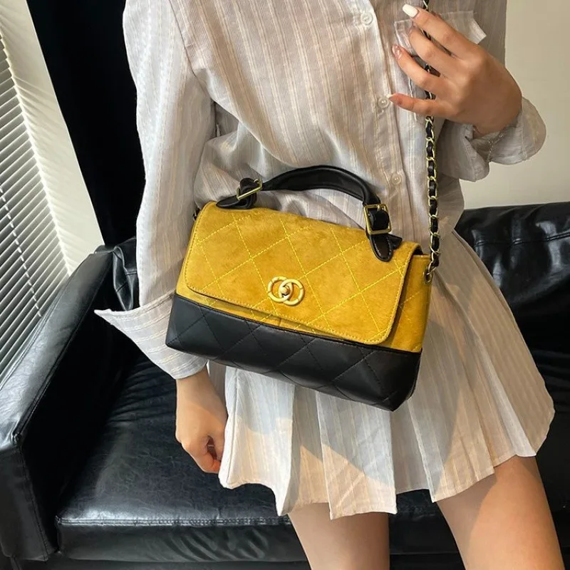 

Роскошная нишевая сумка через плечо 2025 года, женская винтажная сумка через плечо, шикарная сумка-тоут «день-ночь», повседневная сумка-слинг, минималистичная верхняя ручка