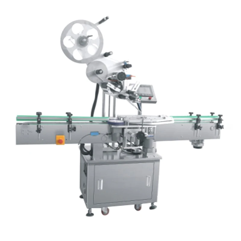 FOODLINE Compact Automatic Labeling Machine Small Floor Space Movable Casters Food Workshop Startup Gear