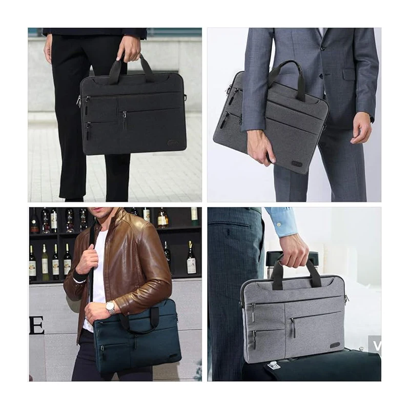 Laptop Bag Shoulder Bag for Men Women Waterproof Laptop Sleeve Case Business Briefcase College Work Laptop Carrier Bag