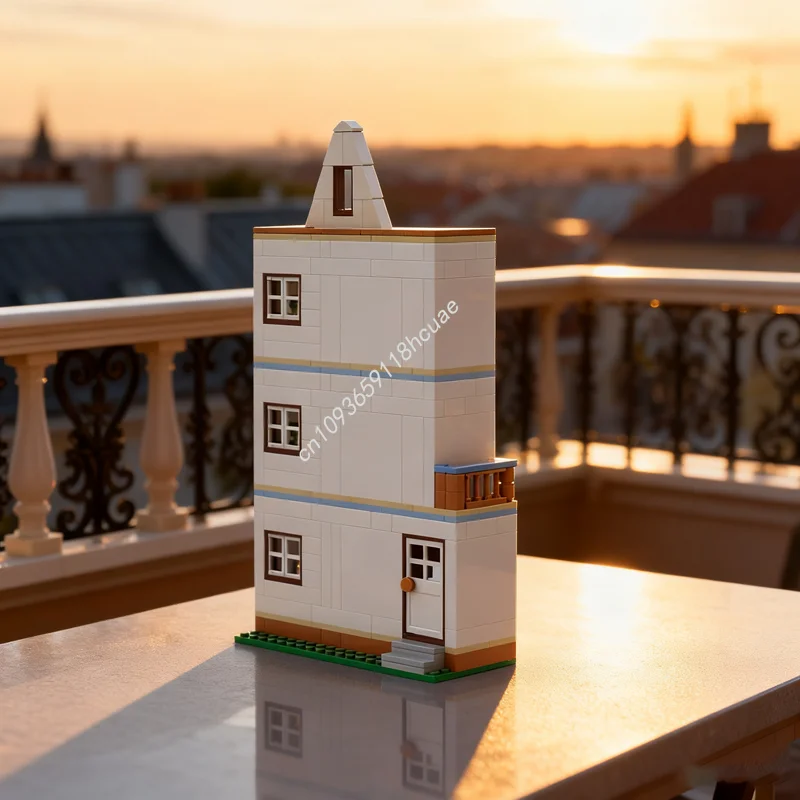 

241pcs MOC Castle Bed Breakfast Enclosure Model Building Blocks Toy Construction Christmas Gift Creative Idea Education Kids