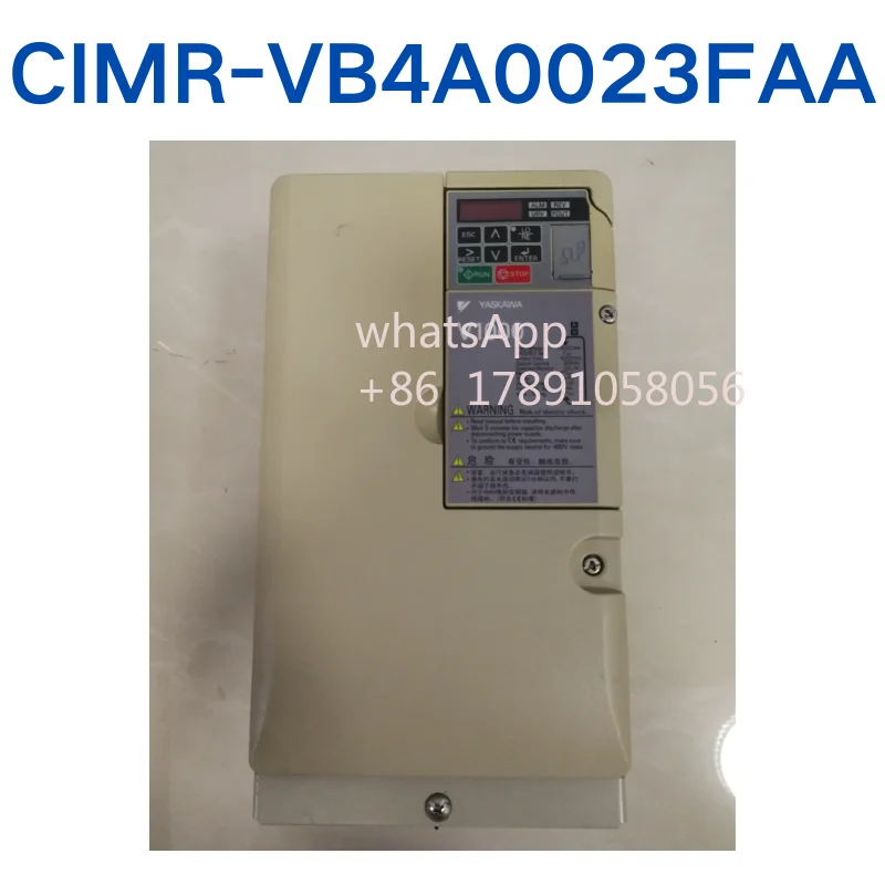 Teste do inversor CIMR-VB4A0023FAA de segunda mão Ok Entrega rápida