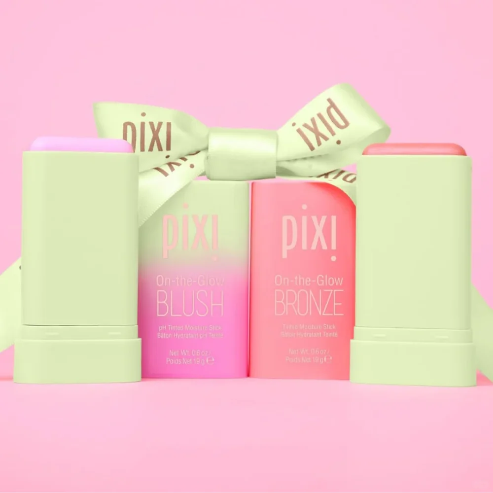 PIXI Gemakkelijk getinte cosmetische Rouge Brusher Multifunctionele Blush Stick Hoge kleur make-up Waterdichte lip Wang Blush Balsem Make-up