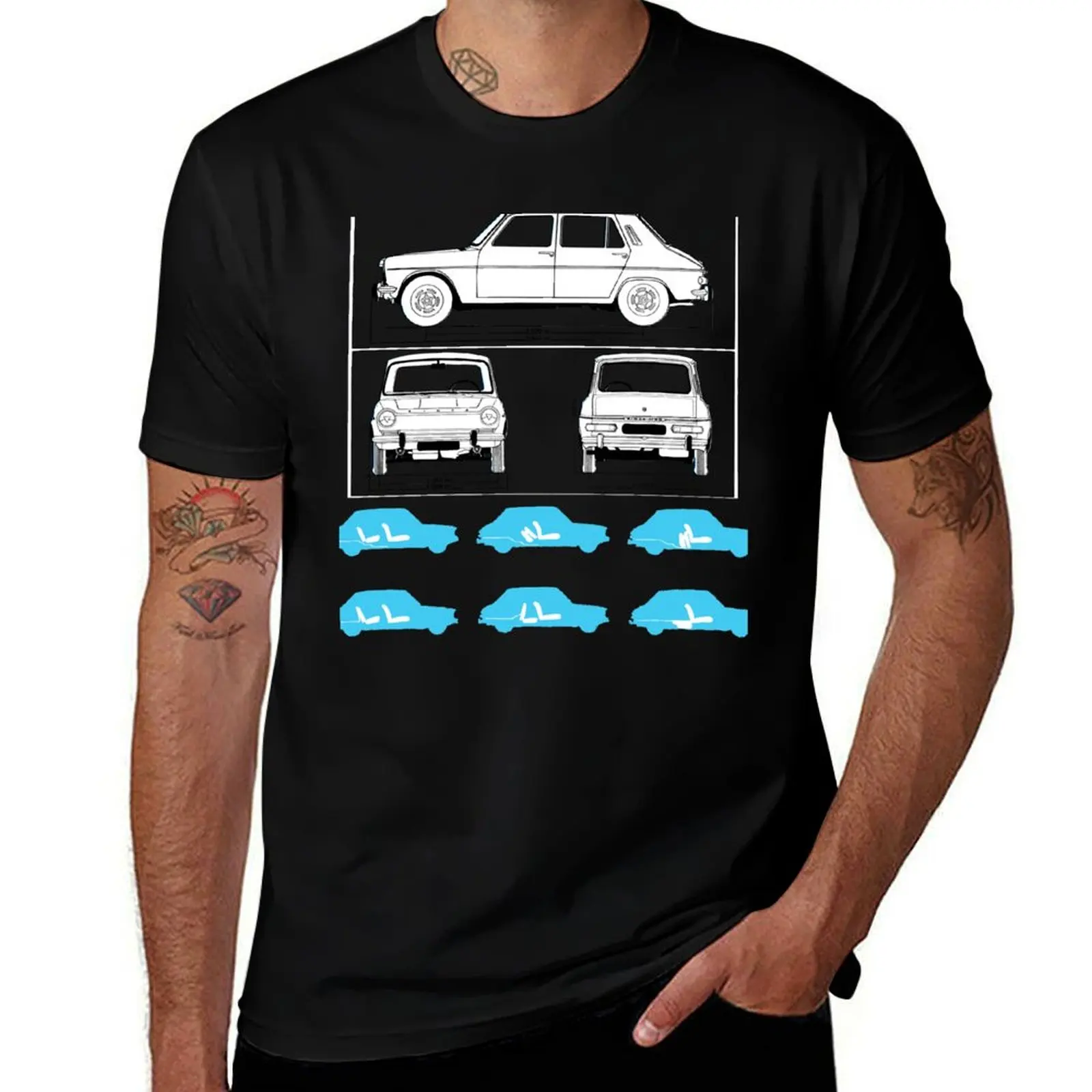 SIMCA 1100 T-Shirt UV Sun Protection Tee Shirt