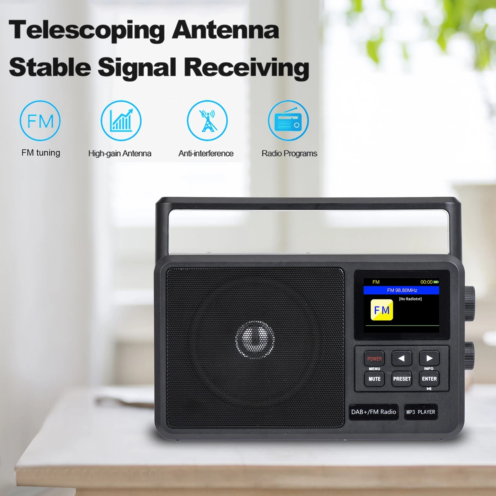 Portable Fm Radio P… - image