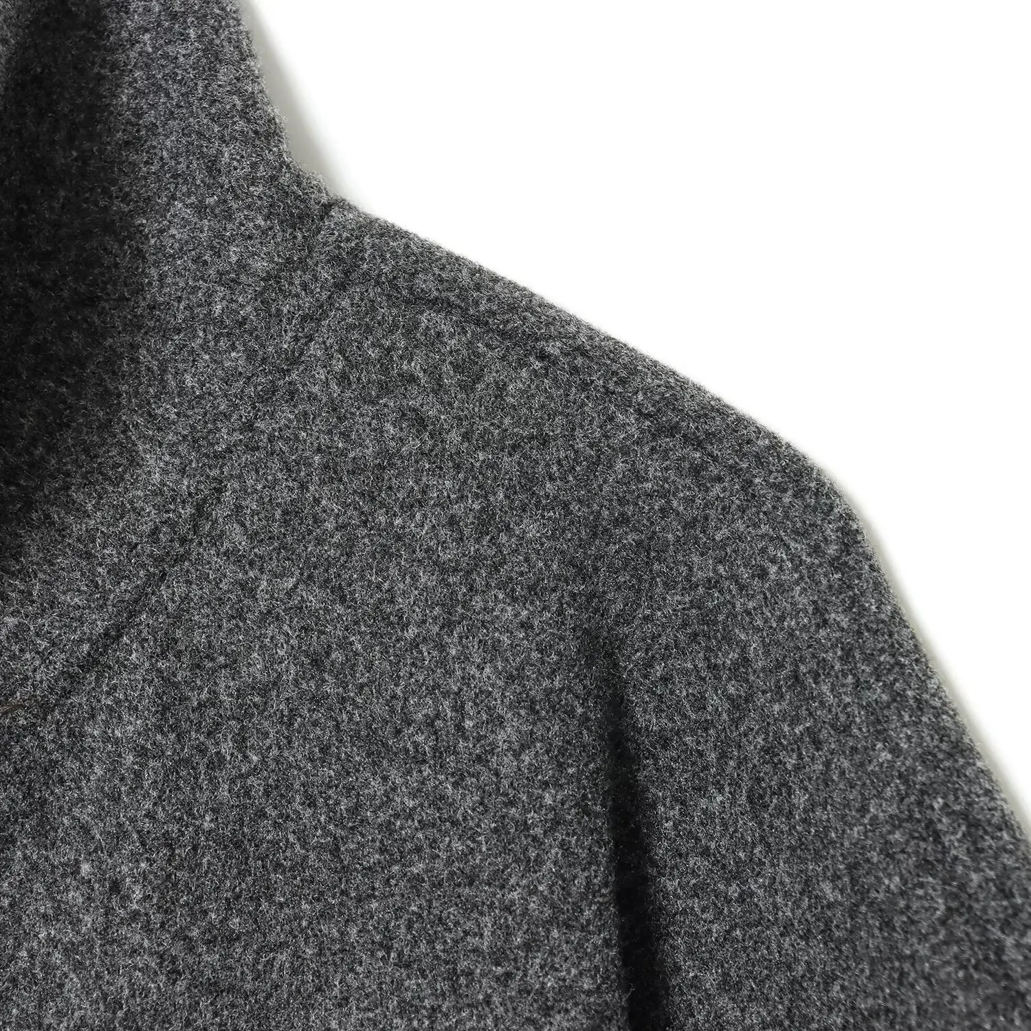 

KASLEAD New Women's Faion Simple Loose High Collar Cloak Sle Jaet Street Sle Winter Outerwear Polyester Fiber