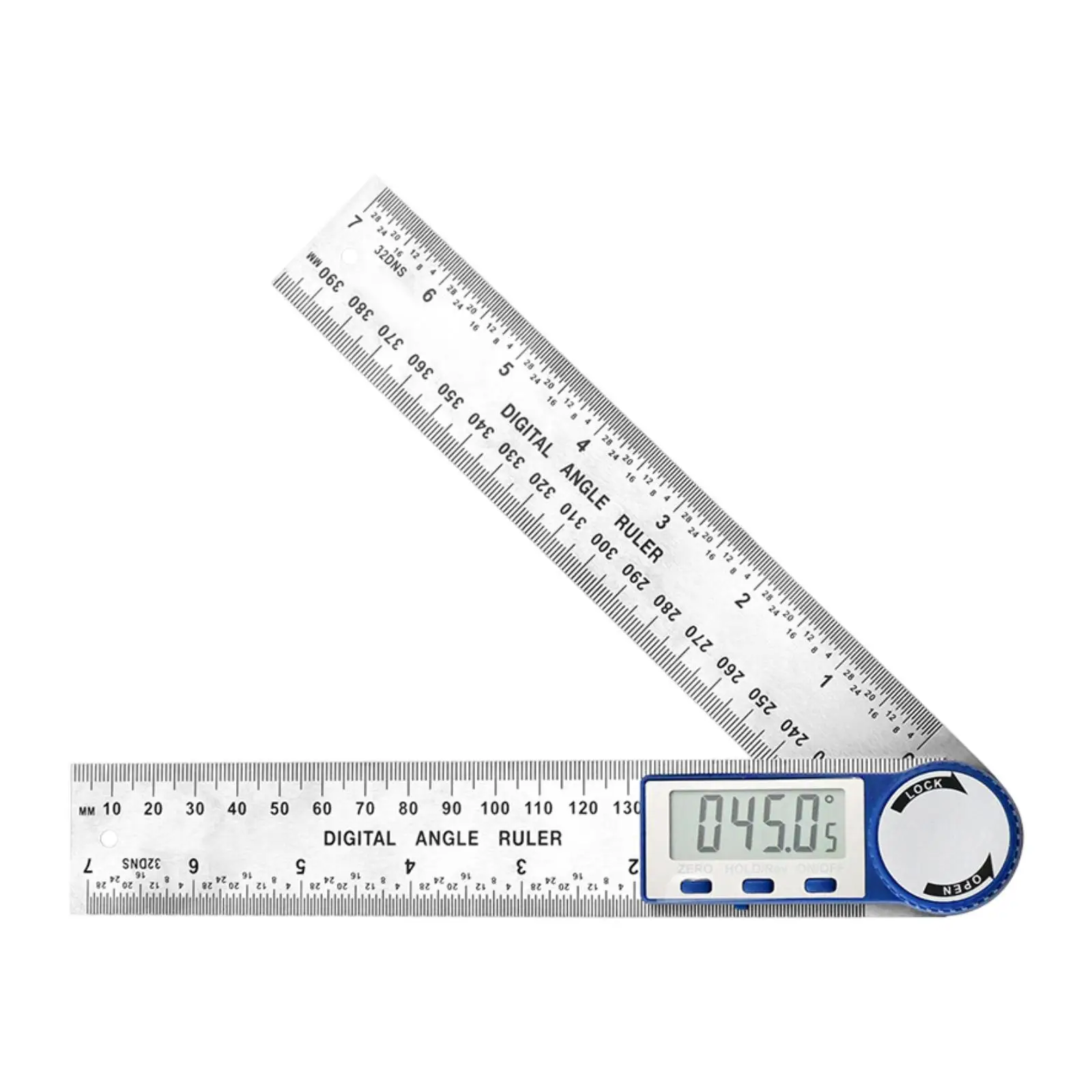 Digital Angle Finder Ruler Protractor Level Tool Building Gauge LCD Display